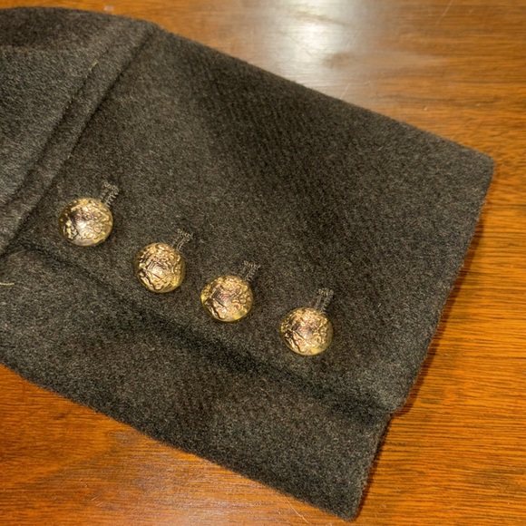 Zara Military inspired Premium Tailored Long Wool Blend Coat - Picture 5 of 11